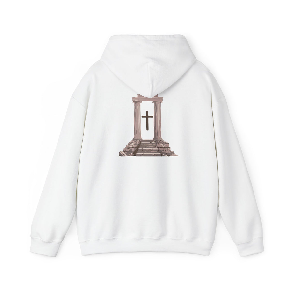 Temple Cross Hoodie | Sacred Architecture
