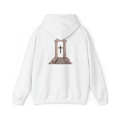 Temple Cross Hoodie | Sacred Architecture