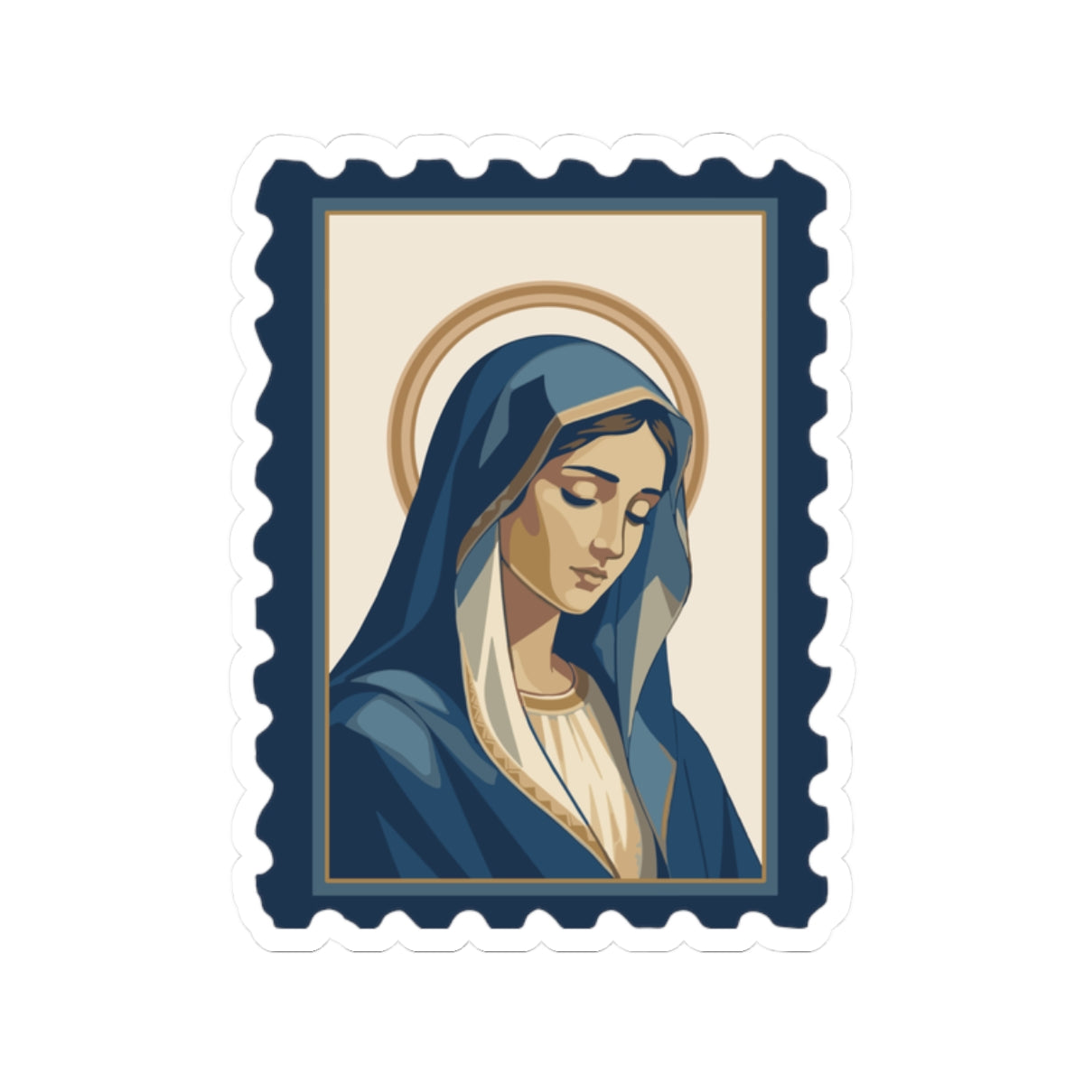 Tota Pulchra Sticker | Our Lady Stamp