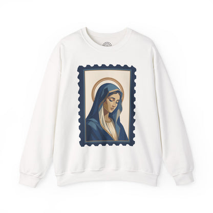 Tota Pulchra Crewneck Sweatshirt | Our Lady Stamp