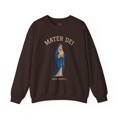 Mater Dei Crewneck Sweatshirt | Mary and the Christ Child