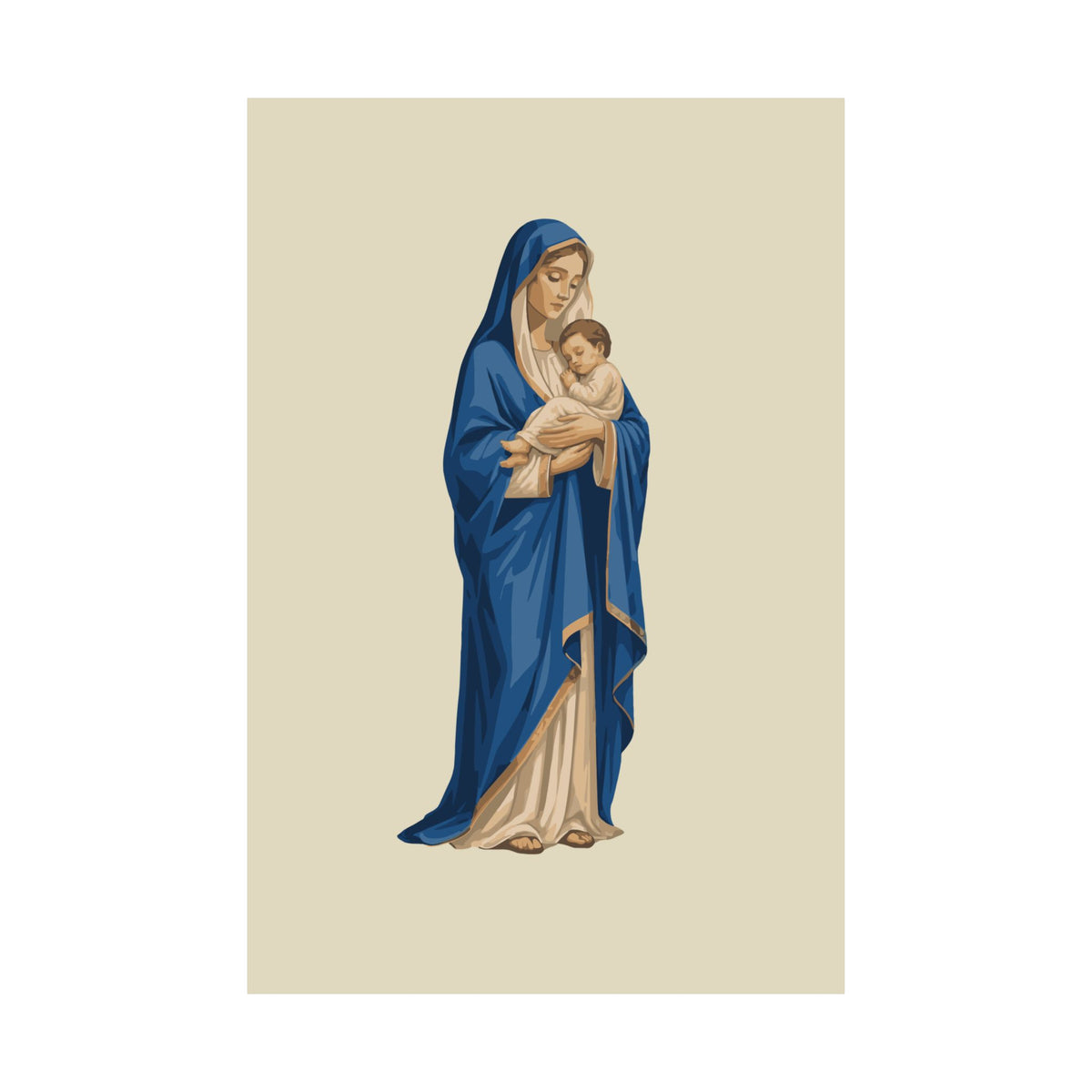 Mater Dei Art Print | Mary and the Christ Child
