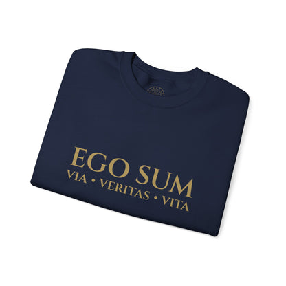 Ego Sum Crewneck Sweatshirt | Via, Veritas, Vita