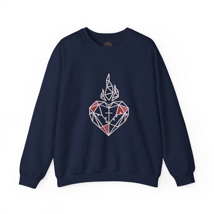 Cor Jesu Crewneck Sweatshirt | Sacred Heart of Jesus