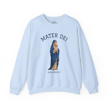 Mater Dei Crewneck Sweatshirt | Mary and the Christ Child