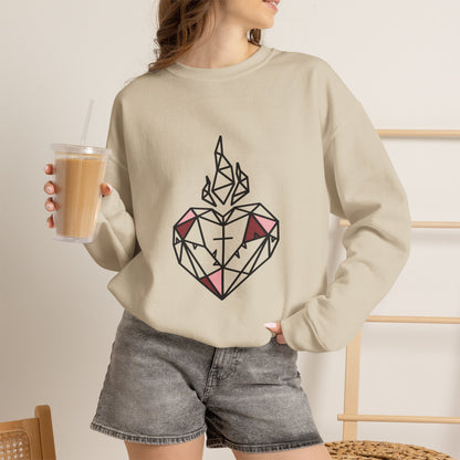 Cor Jesu Crewneck Sweatshirt | Sacred Heart of Jesus