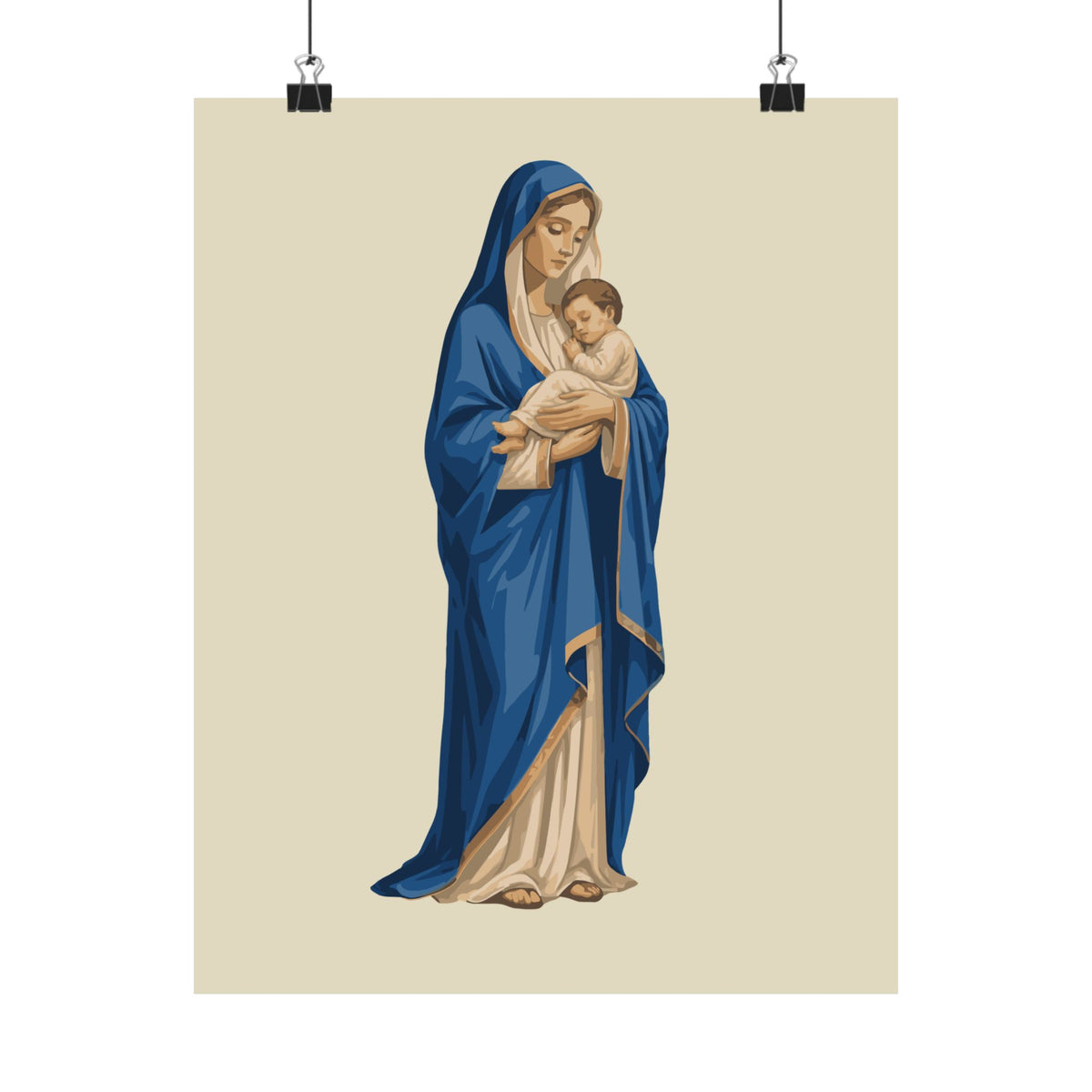 Mater Dei Art Print | Mary and the Christ Child