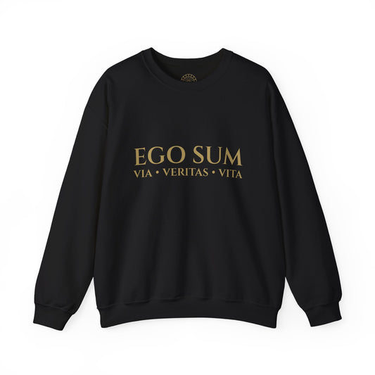 Ego Sum Crewneck Sweatshirt | Via, Veritas, Vita