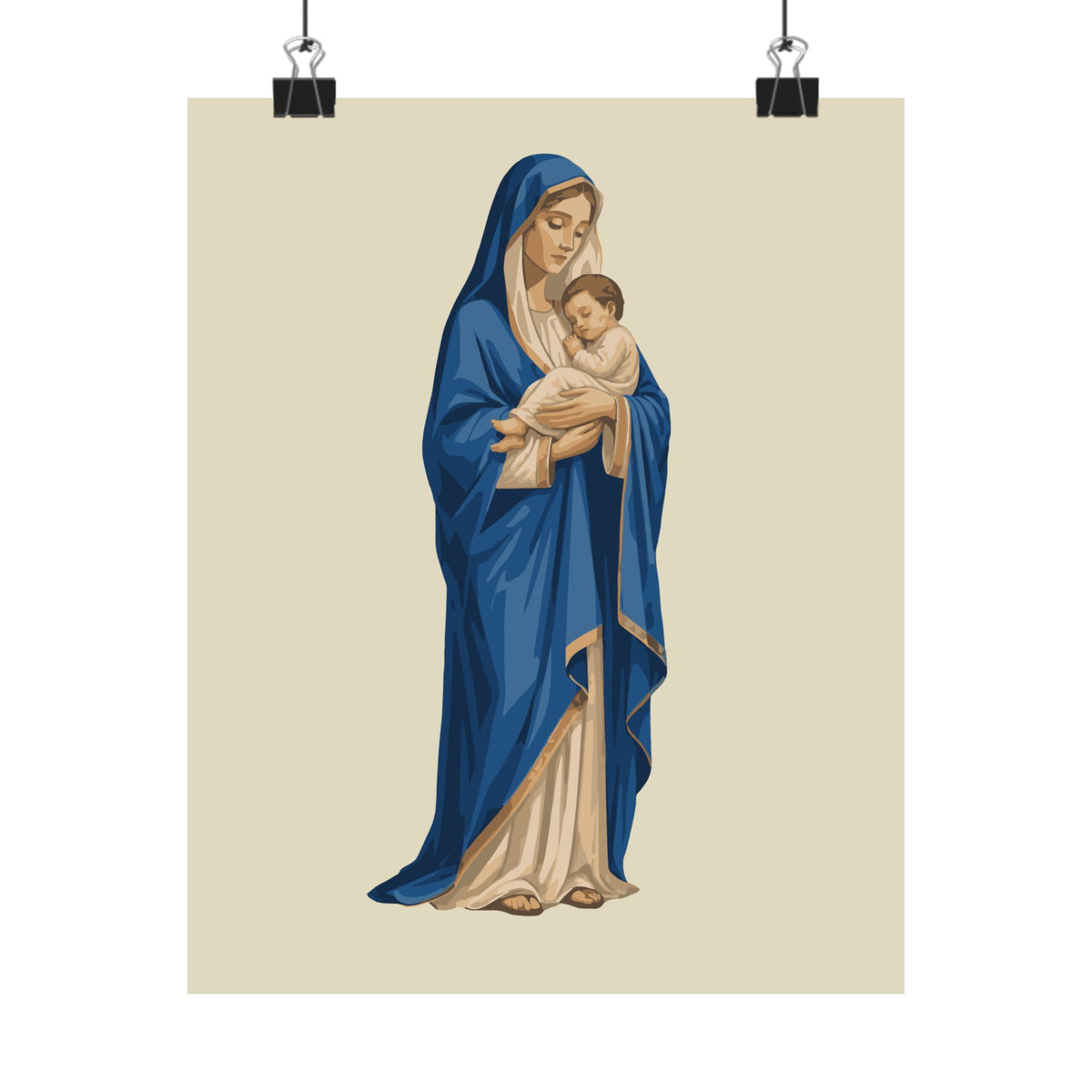 Mater Dei Art Print | Mary and the Christ Child