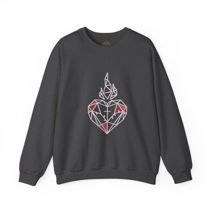 Cor Jesu Crewneck Sweatshirt | Sacred Heart of Jesus