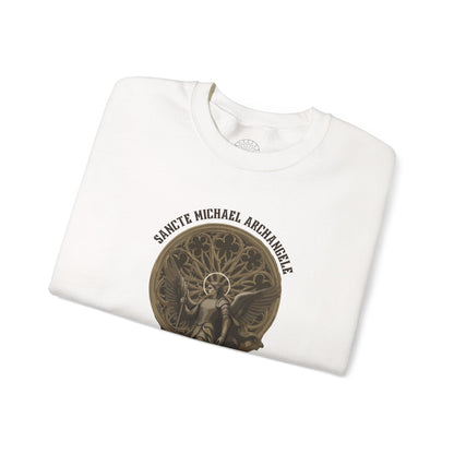 St. Michael the Archangel Sweatshirt | Defende Nos in Proelio Catholic Crewneck