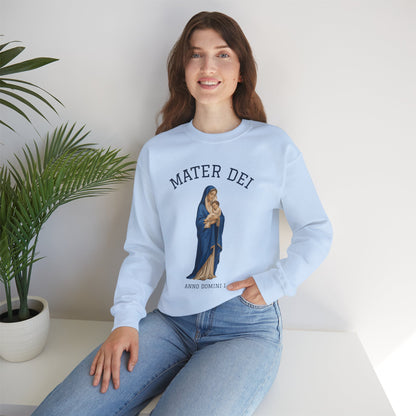 Mater Dei Crewneck Sweatshirt | Mary and the Christ Child